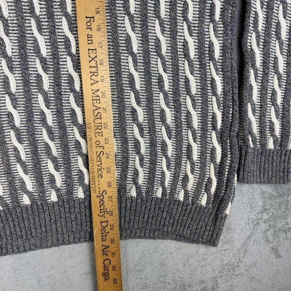 Vintage Northern Isles Mens Coogi Style Sweater 3D Knit Textured Pullover USA XL - Picture 6 of 7